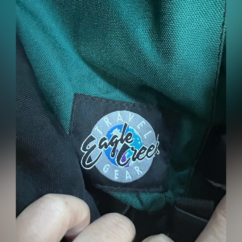 Versatile Green And Black Backpack - image 7